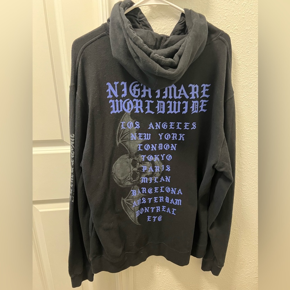 Black Gothic Graphic Sweatshirt Hoodie